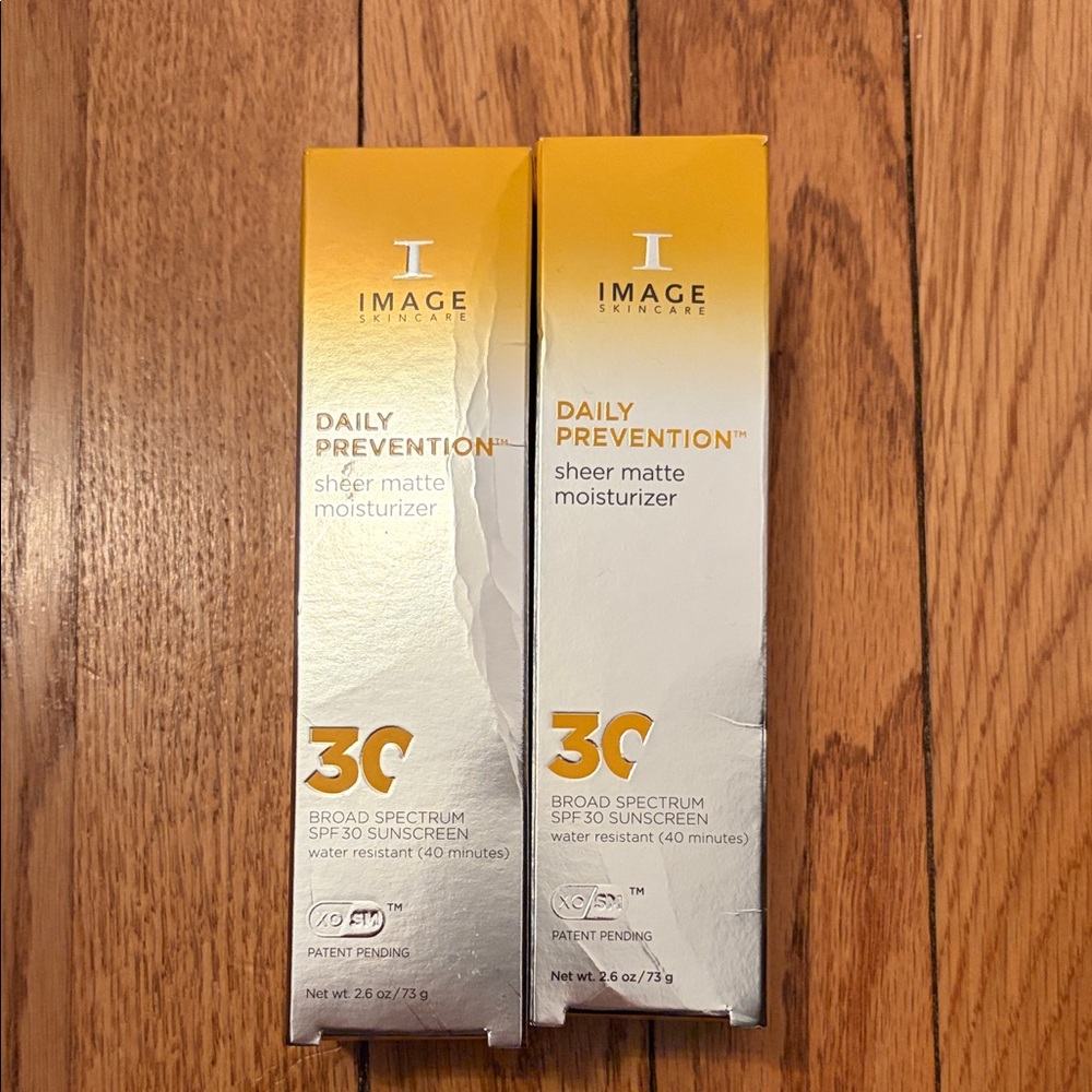 IMAGE SKINCARE DAILY PREVENTION sheer matte moisturizer SPF 30 (set of 2 BNIB)